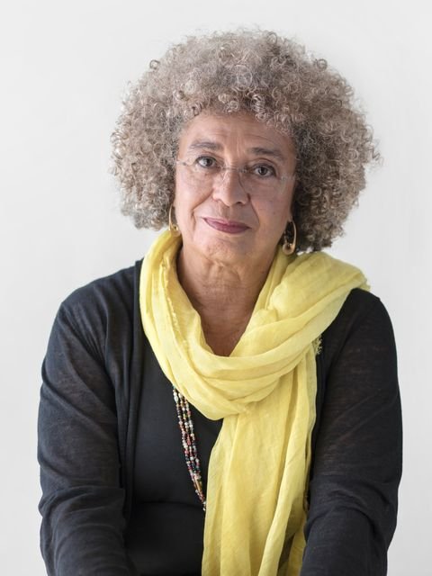 Portrait of Angela Davis from the 200 Women exhibition, photography by Kieran E. Scott