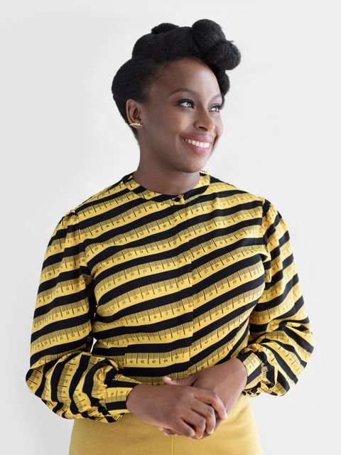 Portrait of Chimamanda Ngozi Adichie from the 200 Women exhibition, photography by Kieran E. Scott