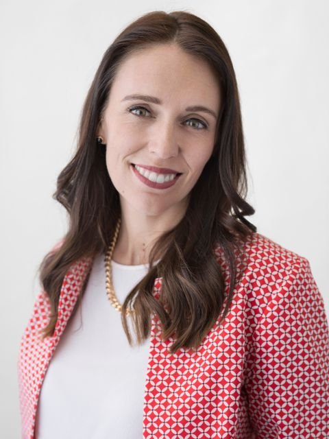 Portrait of Jacinda Ardern from the 200 Women exhibition, photography by Kieran E. Scott