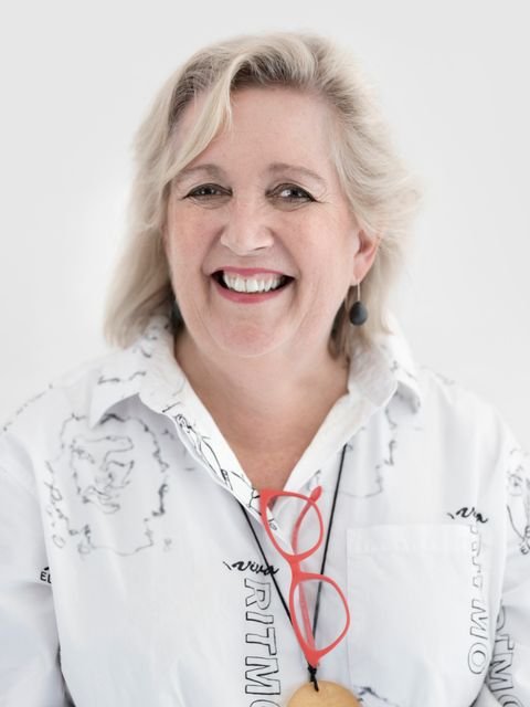 Portrait of Jane Caro from the 200 Women exhibition, photography by Kieran E. Scott