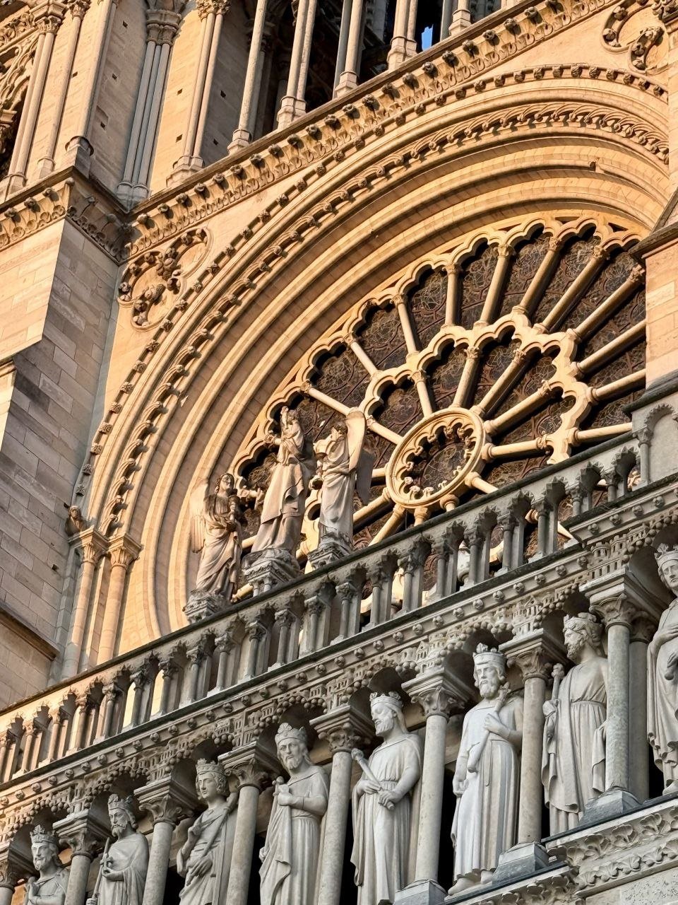 Gothic architecture of Notre-Dame de Paris